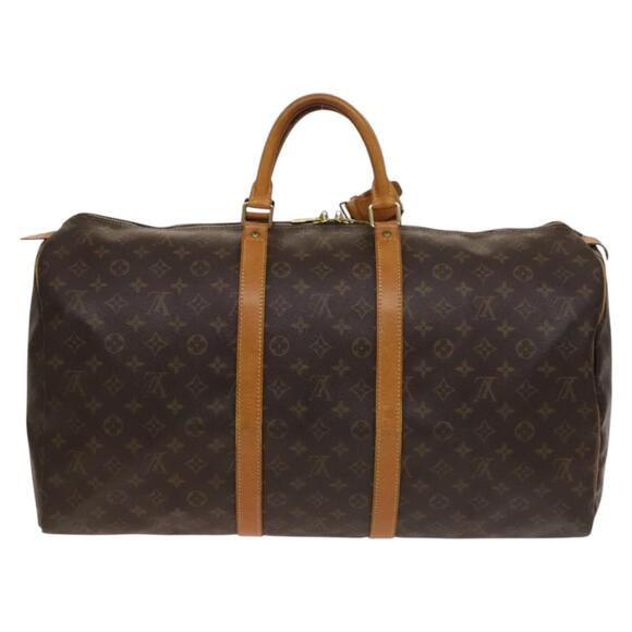 LOUIS VUITTON Monogram Keepall 55 Boston Bag M41424 - Picture 2 of 16